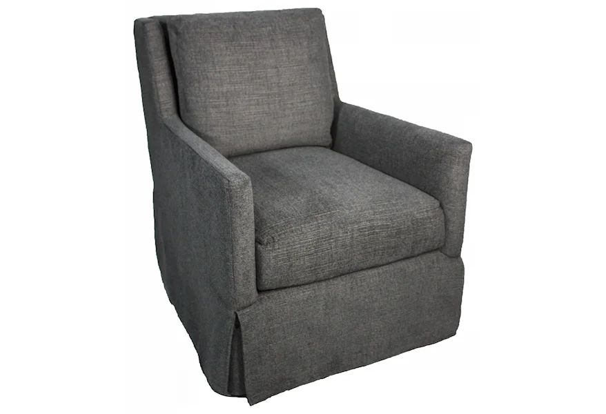 Cole Swivel Chair by Bassett at Esprit Decor Home Furnishings